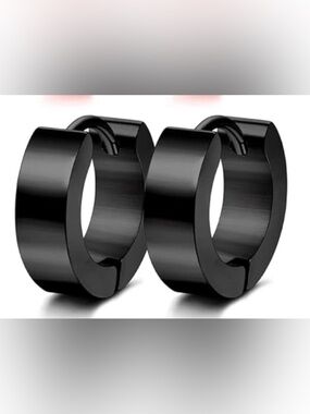 Huggie Hinged hoop earrings*